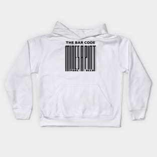 The Bar Code - Mine's a pint Kids Hoodie